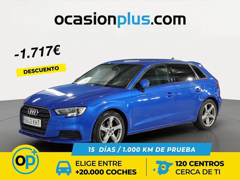 Azul Usado 2018 Audi A3 Sport | 18.890 € (Precio justo) - Imagen 1/4