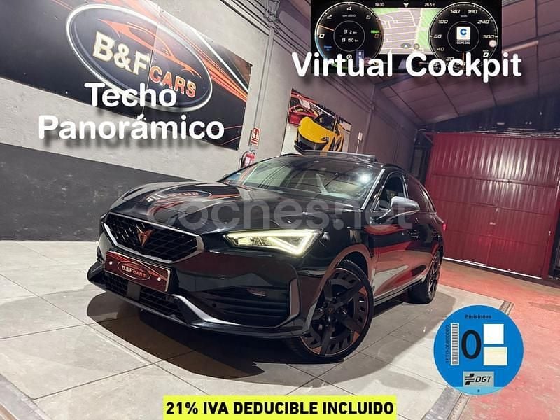 Negro Usado 2021 Cupra Leon Familiar | 25.990 € (Precio justo) - Imagen 1/4