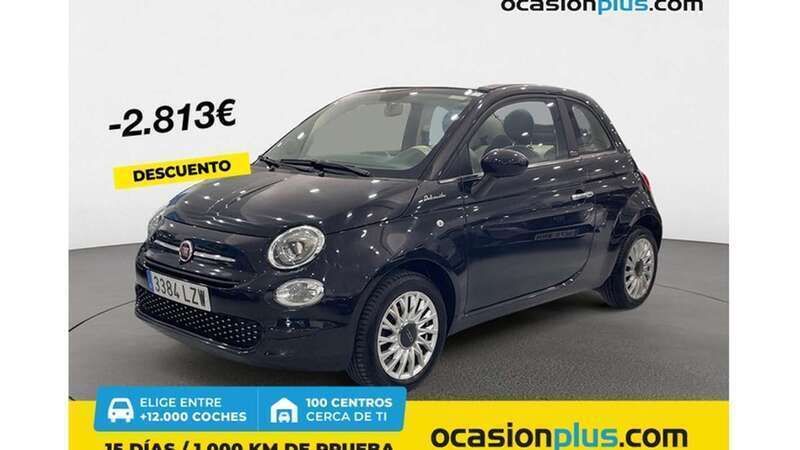 Negro Usado 2022 Fiat 500C Dolcevita Descapotable | 10.364 € (Buen precio) - Imagen 1/4