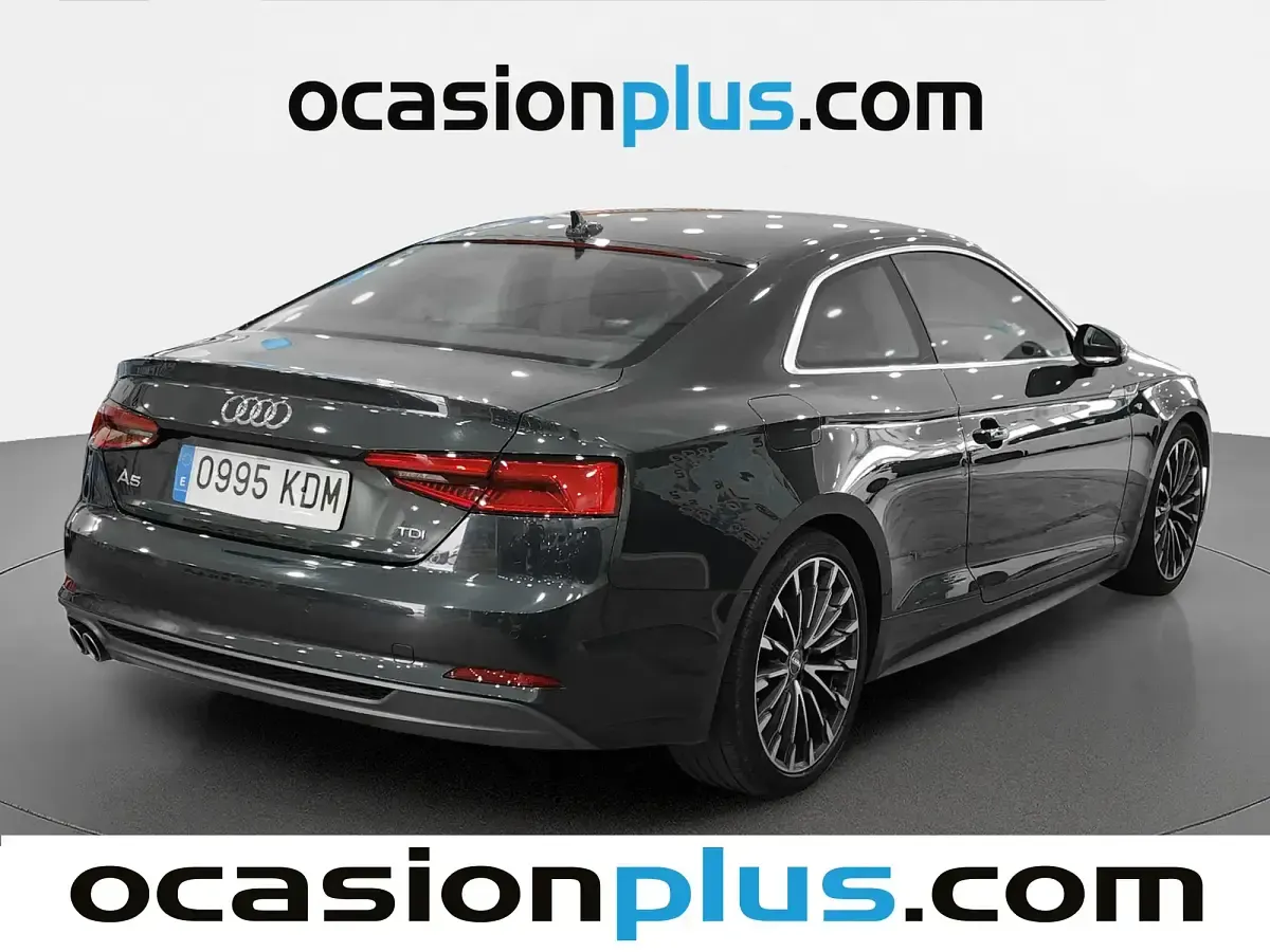 Usado Audi A5 S-Line 190 CV (139 kW) 2017 Gris Coupe