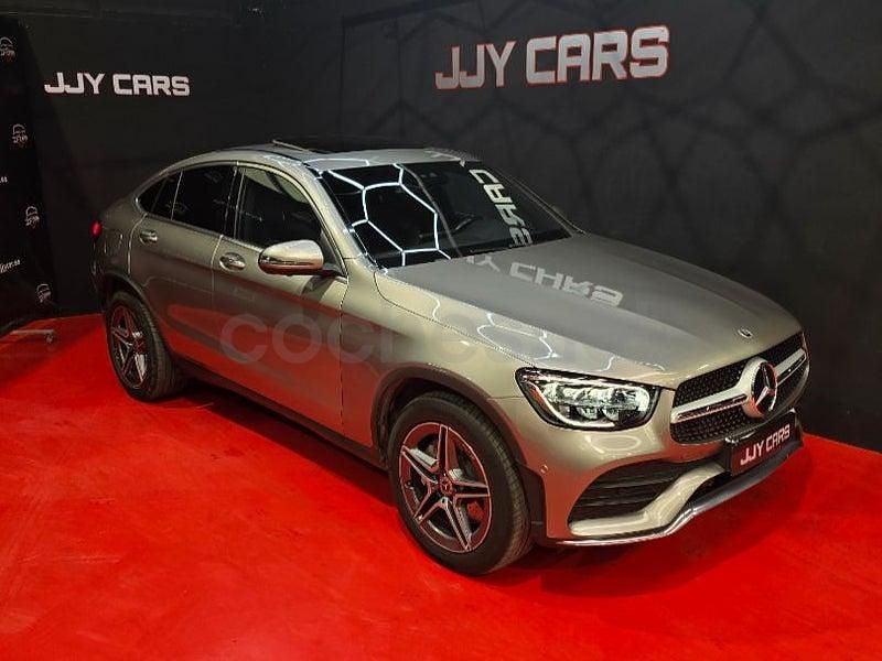 Usado Mercedes GLC300 245 CV (180 kW) 2022 Gris / plata Coupe
