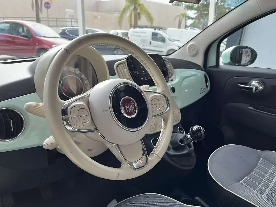 Usado Fiat 500 Lounge 69 CV (50 kW) 2019 Verde Utilitario