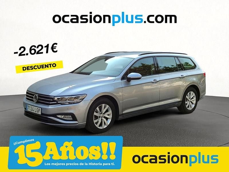 Gris Usado 2020 VW Passat Business Familiar | 21.790 € (Precio justo) - Imagen 1/4