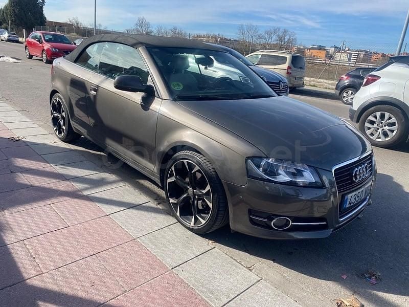 Usado Audi A3 Cabriolet S-Line 160 CV (117 kW) 2013 Gris / plata Descapotable
