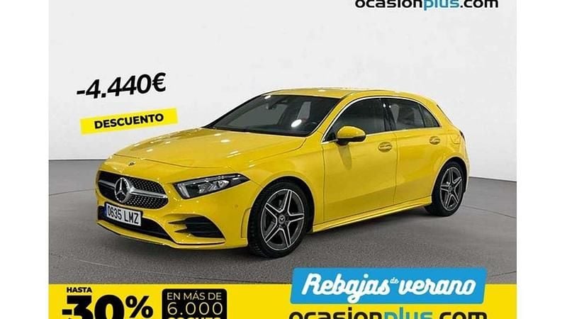 Amarillo Usado 2021 Mercedes A200 Utilitario | 23.910 € (Super precio) - Imagen 1/4