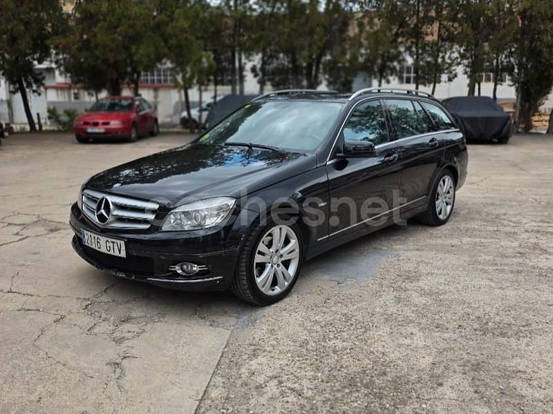 Negro Usado 2010 Mercedes C200 Familiar | 8500 € (Precio justo) - Imagen 1/4