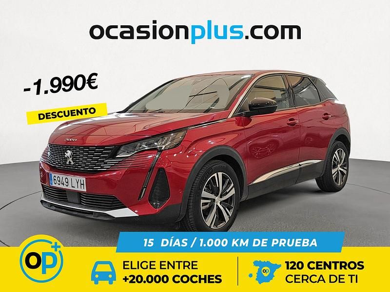 Usado Peugeot 3008 Allure 130 CV (95 kW) 2022 Rojo SUV