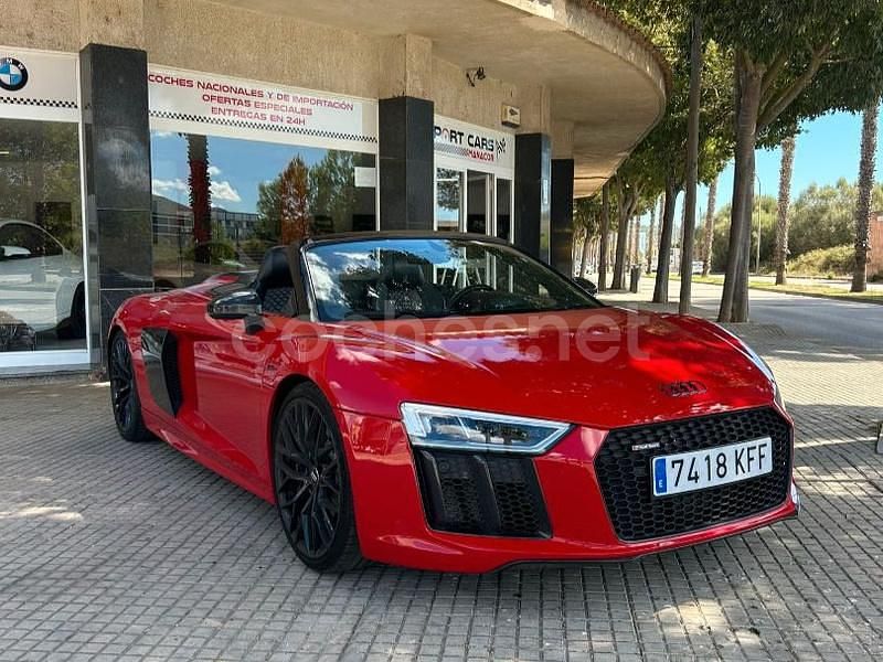 Usado Audi R8 Spyder Performance 540 CV (397 kW) 2017 Rojo Descapotable