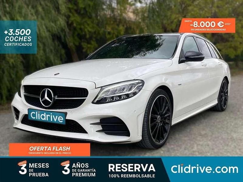 Blanco Usado 2021 Mercedes C220 Familiar | 24.290 € (Buen precio) - Imagen 1/3
