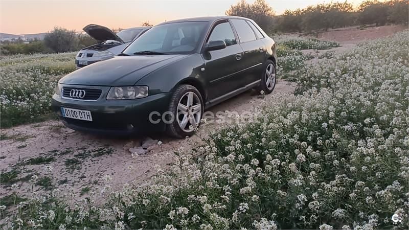 Usado Audi A3 Attraction 130 CV (95 kW) 2002 Verde Utilitario