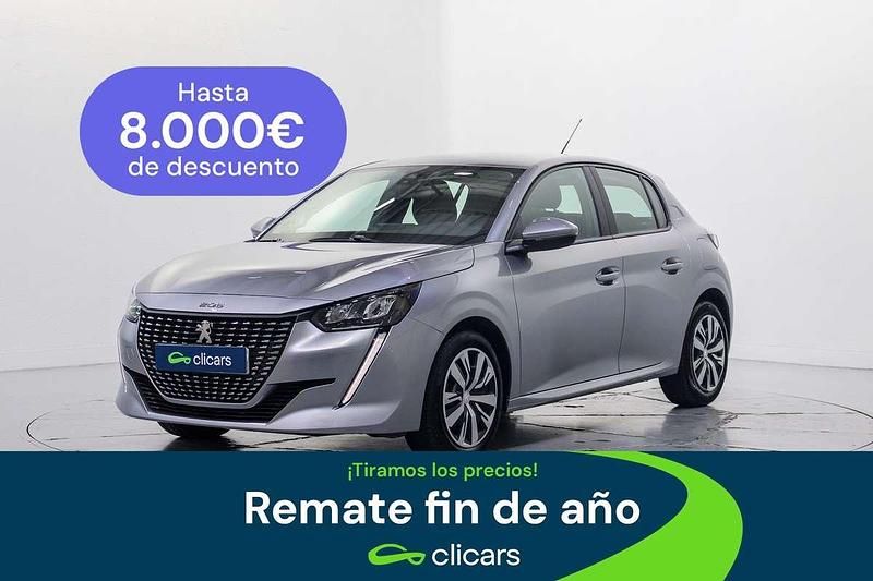 Gris Usado 2020 Peugeot 208 Active Utilitario | 9990 € (Buen precio) - Imagen 1/4