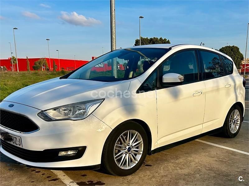 Blanco Usado 2017 Ford C-MAX Trend Monovolumen | 12.000 € (Caro) - Imagen 1/4