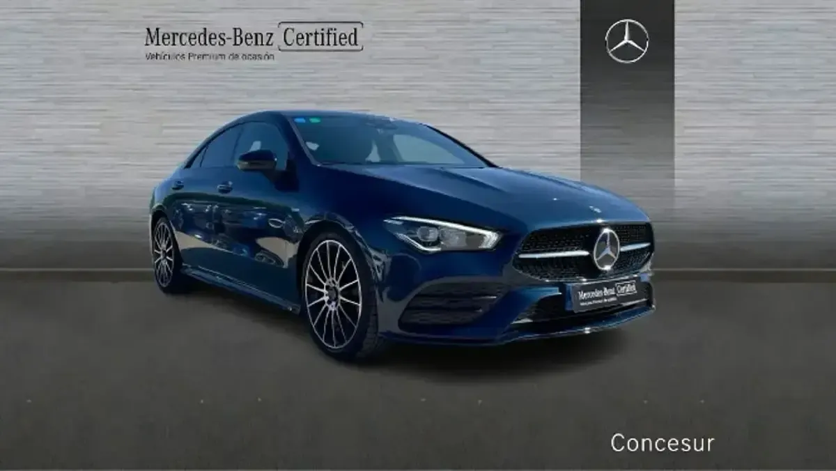 Usado Mercedes CLA200 150 CV (110 kW) 2020 Azul Berlina