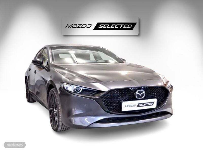 Gris Usado 2022 Mazda 3 Homura-Line Berlina | 21.800 € (Precio justo) - Imagen 1/4