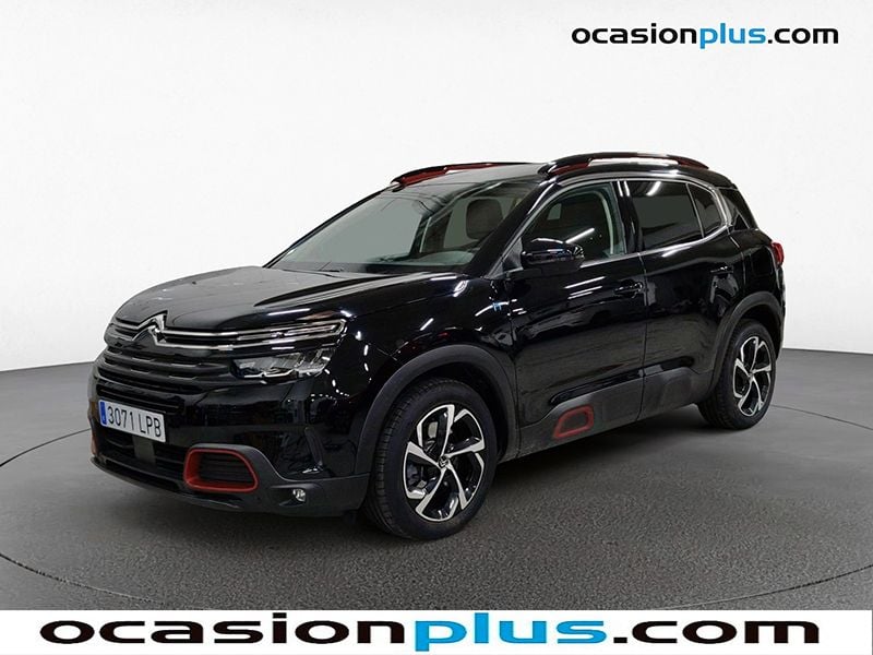 Negro Usado 2021 Citroën C5 Aircross Feel SUV | 16.346 € (Super precio) - Imagen 1/4