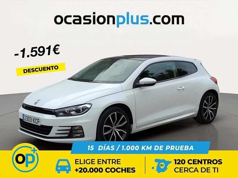 Blanco Usado 2017 VW Scirocco R-line Coupe | 19.899 € (Precio justo) - Imagen 1/4