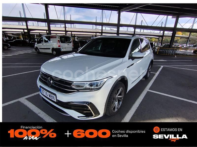 Blanco Usado 2023 VW Tiguan Allspace R-line SUV | 31.950 € (Super precio) - Imagen 1/4