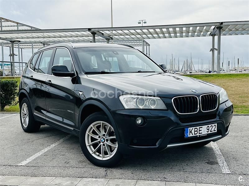 Usado BMW X3 177 CV (130 kW) 2010 Negro SUV