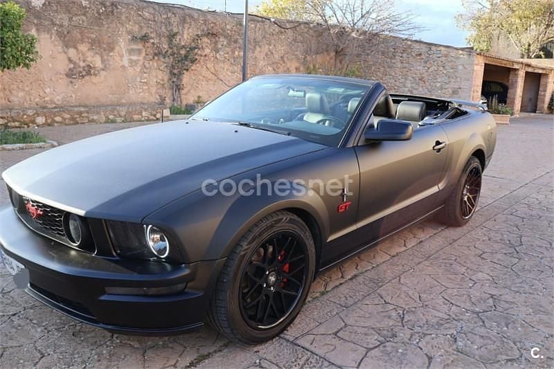 Negro Usado 2015 Ford Mustang GT Descapotable | 22.100 € (Buen precio) - Imagen 1/4