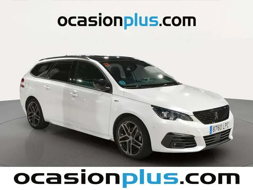 Usado Peugeot 308 SW GT 131 CV (96 kW) 2021 Blanco Familiar