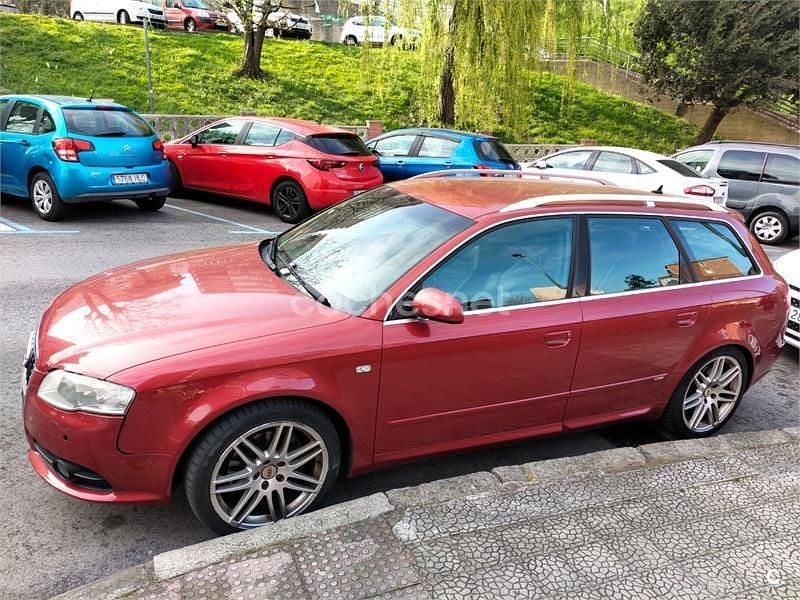 Usado Audi A4 Premium 200 CV (147 kW) 2007 Rojo Familiar