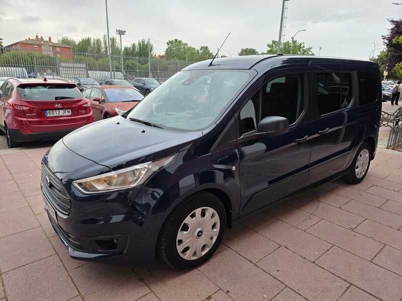 Azul Usado 2018 Ford Transit Trend Familiar | 17.900 € (Precio justo) - Imagen 1/4