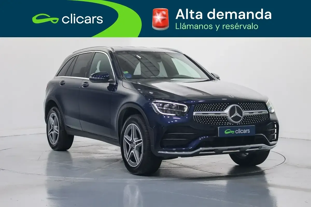 Usado Mercedes GLC300 122 CV (89 kW) 2022 Azul SUV