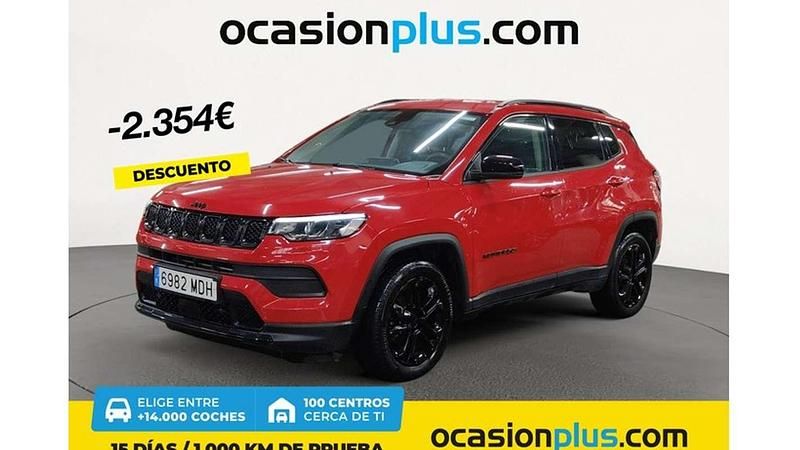 Blanco Usado 2023 Jeep Compass Night Eagle SUV | 23.546 € (Buen precio) - Imagen 1/4