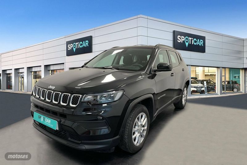 Negro Usado 2021 Jeep Compass Longitude SUV | 21.900 € (Caro) - Imagen 1/4