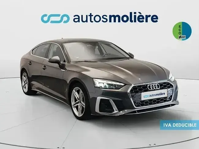 Usado Audi A5 S-Line 163 CV (119 kW) 2020 Gris Coupe