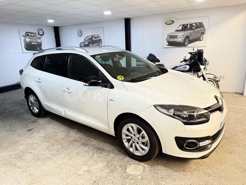 Blanco Usado 2015 Renault Mégane GrandTour LIMITED Familiar | 9990 € (Precio justo) - Imagen 1/4