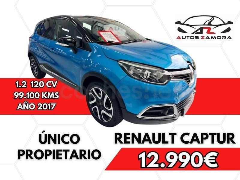 Usado Renault Captur XMOD 120 CV (88 kW) 2017 Azul SUV