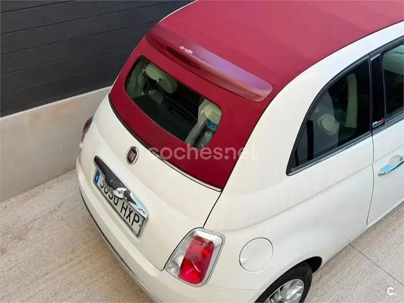 Usado Fiat 500C Sport 69 CV (50 kW) 2014 Blanco Descapotable