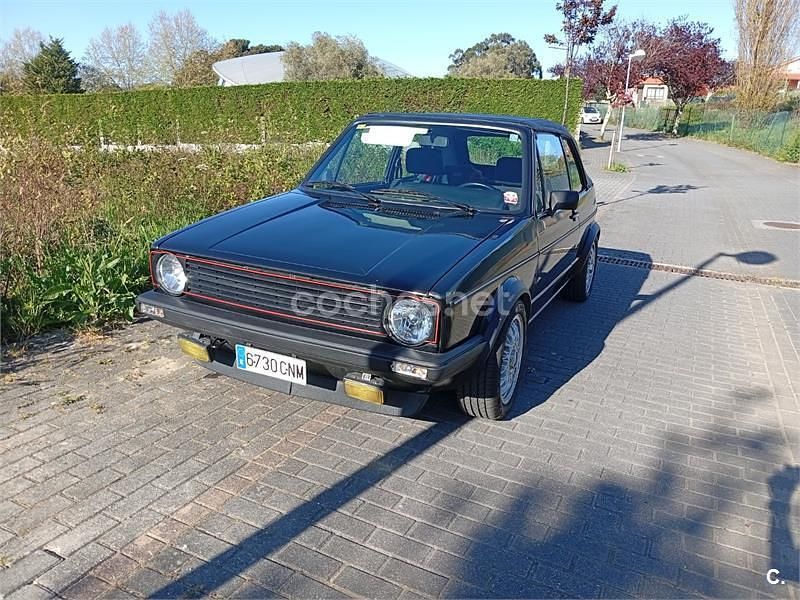 Usado VW Golf Cabriolet 112 CV (82 kW) 1985 Negro Descapotable