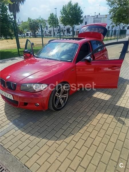 Usado BMW 118 122 CV (89 kW) 2007 Rojo Utilitario