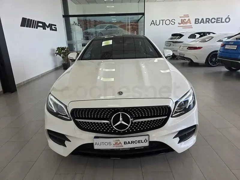 Usado Mercedes E220 194 CV (142 kW) 2018 Blanco Coupe