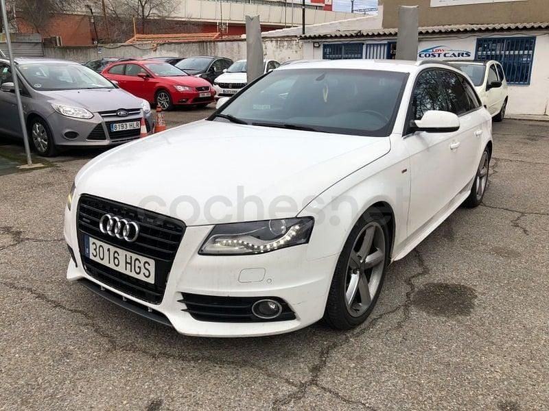 Usado Audi A4 S-Line 211 CV (155 kW) 2011 Blanco Familiar
