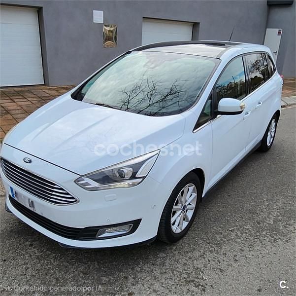 Blanco Usado 2016 Ford Grand C-Max Titanium Monovolumen | 11.900 € (Precio justo) - Imagen 1/4
