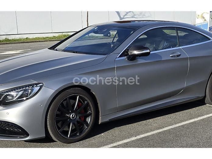 Usado Mercedes S63 AMG AMG 585 CV (430 kW) 2015 Gris / plata Coupe