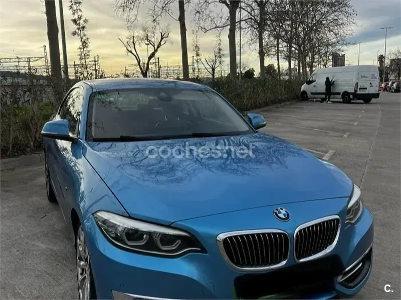 Usado BMW 218 150 CV (110 kW) 2017 Azul Coupe