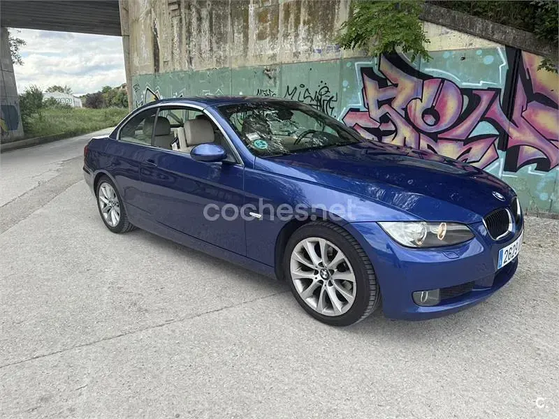 Usado BMW 320 Cabriolet 170 CV (125 kW) 2009 Azul Descapotable