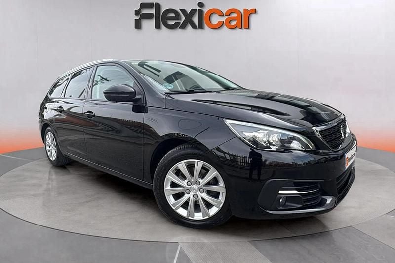 Negro Usado 2018 Peugeot 308 Style Familiar | 11.390 € (Precio justo) - Imagen 1/4