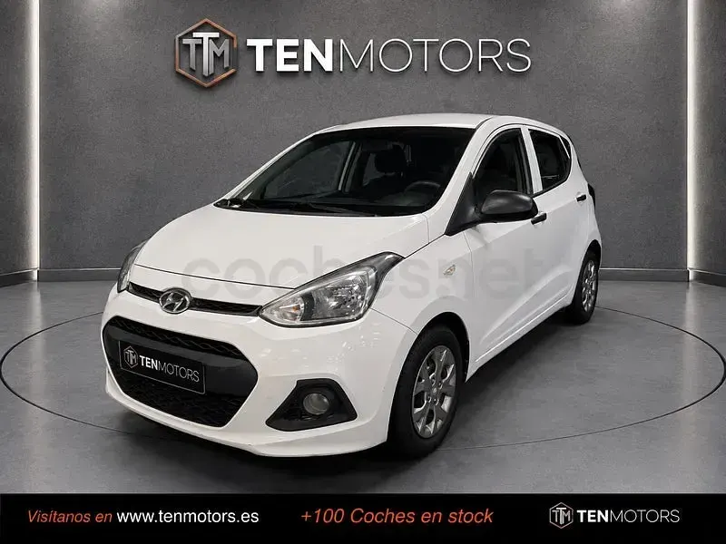 Usado Hyundai i10 66 CV (48 kW) 2016 Blanco Utilitario