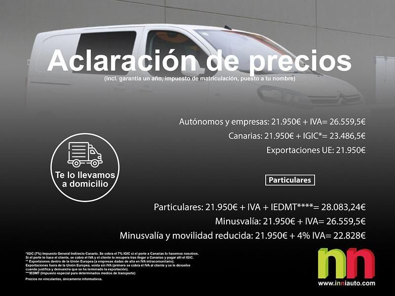 Usado Citroën Jumpy 120 CV (88 kW) 2021 Blanco Monovolumen