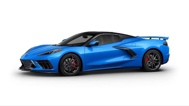 Usado Chevrolet Corvette Stingray 502 CV (369 kW) 2024 Azul Descapotable