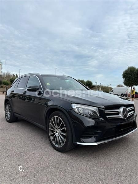Usado Mercedes GLC250 AMG line 204 CV (150 kW) 2016 Negro SUV