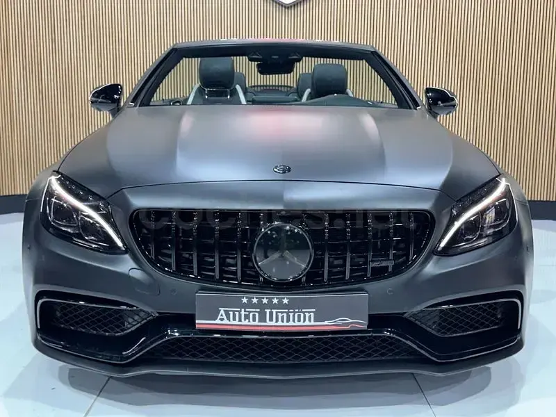 Usado Mercedes C63S AMG 510 CV (375 kW) 2016 Negro Descapotable
