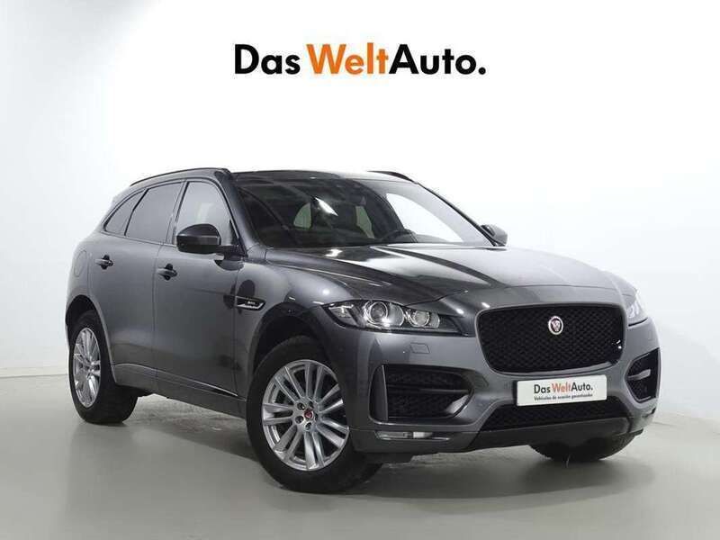 Gris / plata Usado 2018 Jaguar F-Pace R-Sport SUV | 22.900 € (Buen precio) - Imagen 1/4