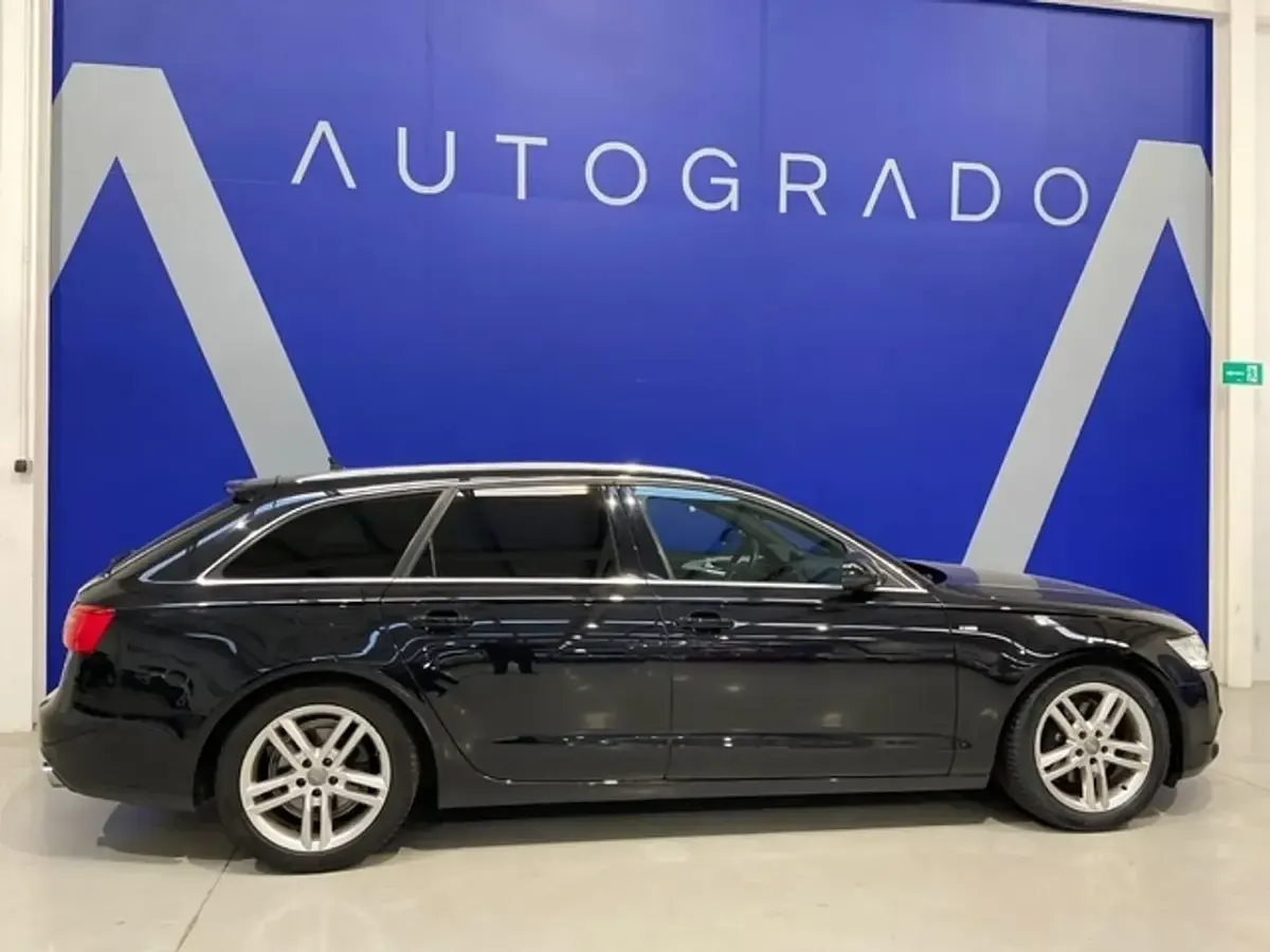 Usado Audi A6 S-Line 190 CV (139 kW) 2014 Negro Familiar