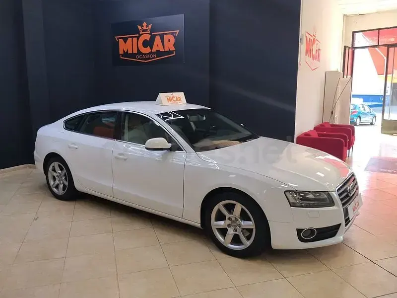 Usado Audi A5 Sportback 180 CV (132 kW) 2010 Blanco Utilitario